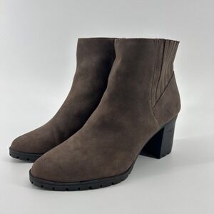 Kelly & Katie Yona Chelsea Boots Shoes Women's 7.5M Java Brown 3 Inch Heels
